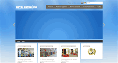 Desktop Screenshot of metalsistemiplus.com