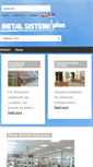 Mobile Screenshot of metalsistemiplus.com